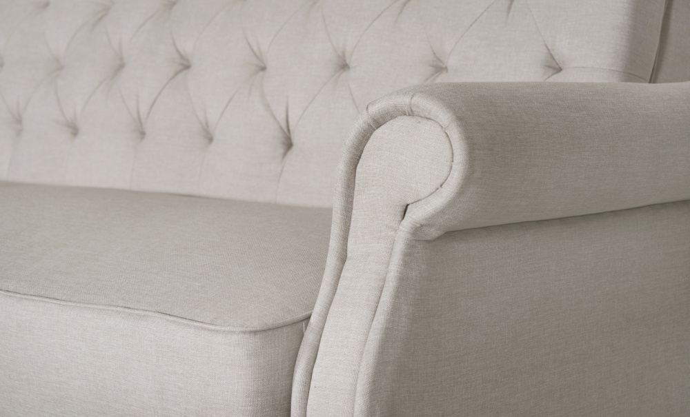 LEEDS Bddsoffa Chesterfield Ljusgr i gruppen Vardagsrum / Soffor / Bddsoffor hos SoffaDirekt.se (LAB-172N8-NM-28)