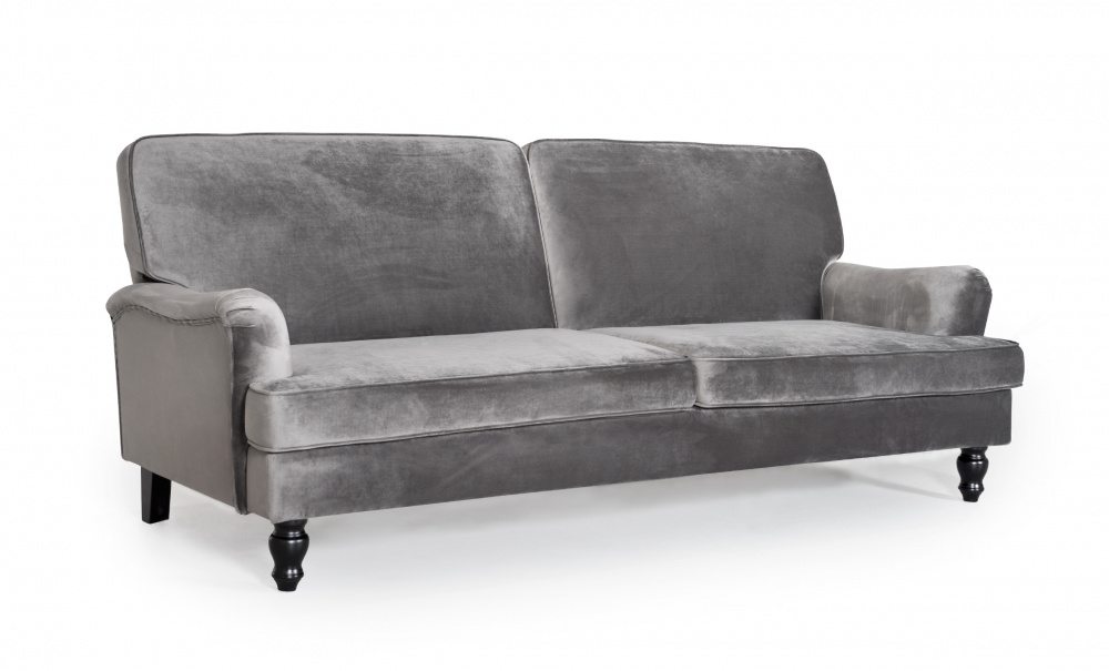 HOWARD Bddsoffa Velvet Gr i gruppen Vardagsrum / Soffor / Sammetssoffor hos SoffaDirekt.se (LAB-192N2S-CR-7)