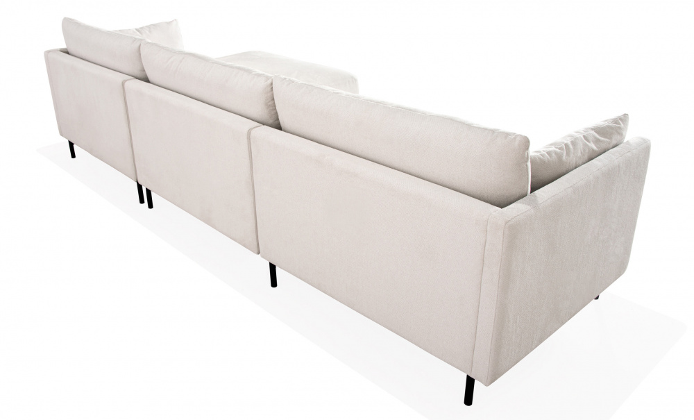 LINDE Divansoffa Large Hger Beige i gruppen Vardagsrum / Soffor / Divansoffor hos SoffaDirekt.se (LI3DPA05)