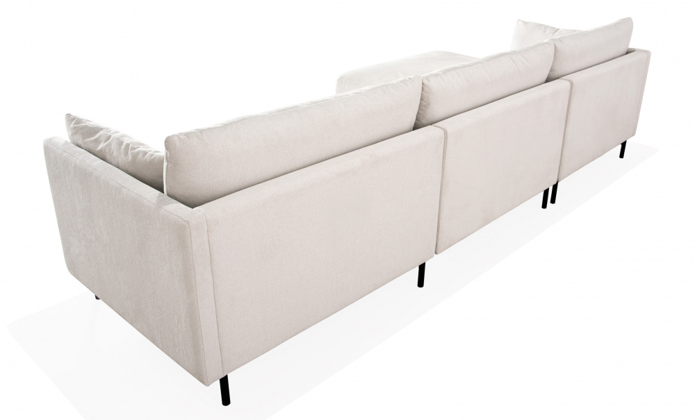 LINDE Divansoffa Large Vnster Beige i gruppen Vardagsrum / Soffor / Divansoffor hos SoffaDirekt.se (LID3PA05)