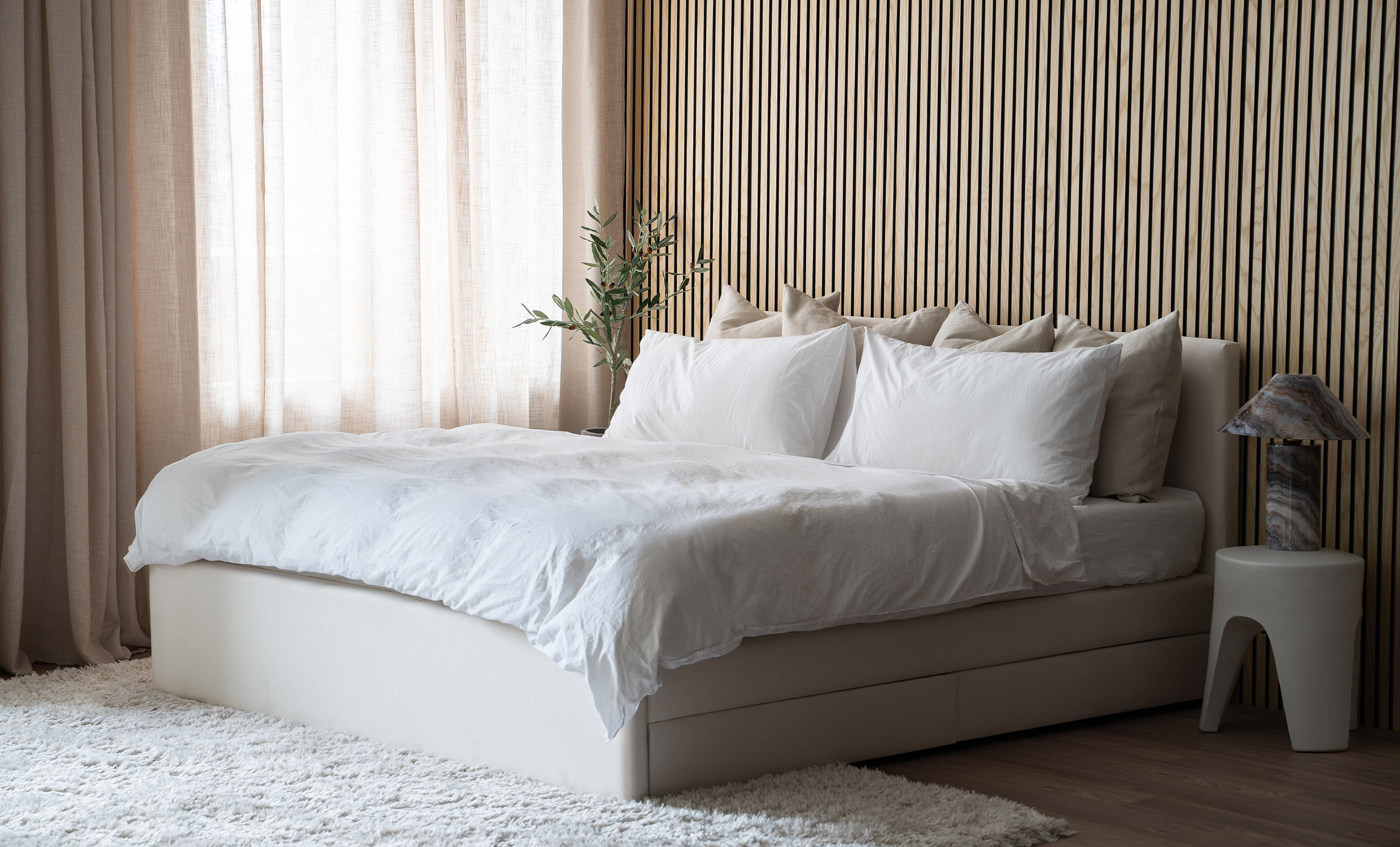 LOVISA 140 Frvaringssng Offwhite