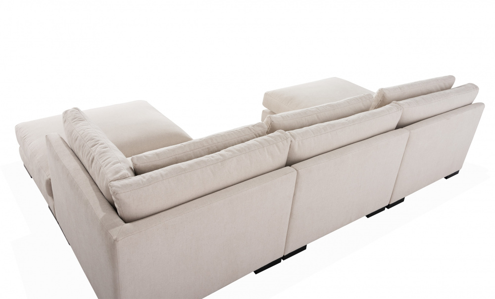 LYON U-Soffa Vndbar Beige i gruppen Vardagsrum / Soffor / U-Soffor hos SoffaDirekt.se (LY-A3D-D3A-CABE)