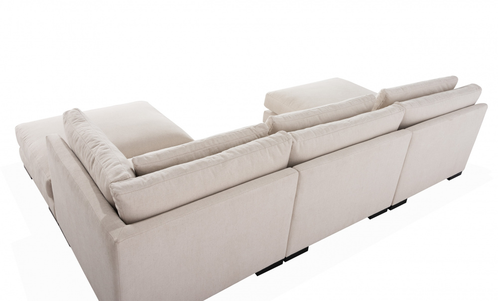 LYON U-Soffa Vndbar Beige i gruppen Vardagsrum / Soffor / U-Soffor hos SoffaDirekt.se (LY-A3D-D3A-CABE)