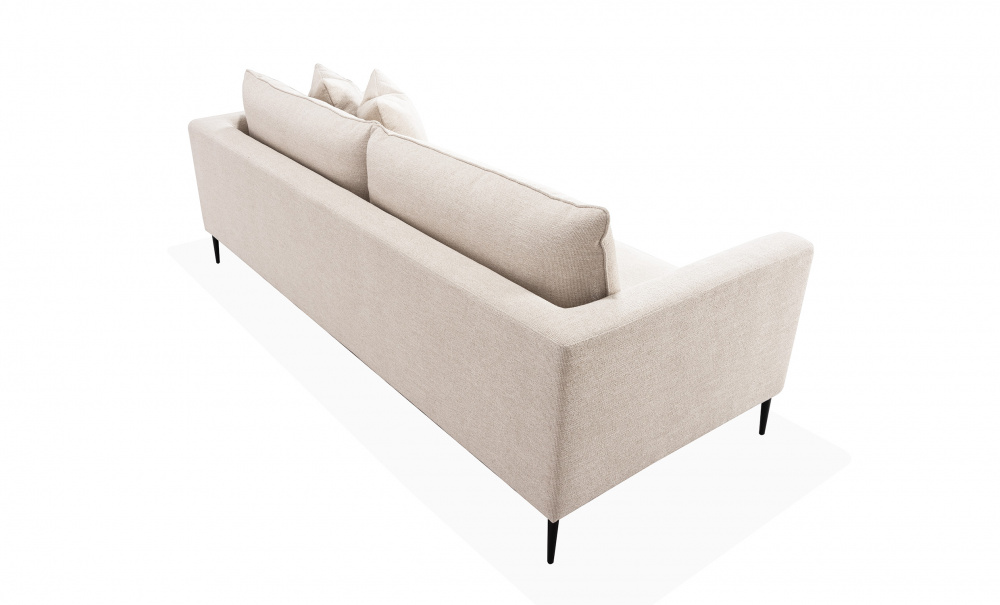 MILANO 3-sitssoffa Beige i gruppen Vardagsrum / Soffor / 3-sits soffor hos SoffaDirekt.se (MI-3S-LENA01)