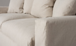 MONACO PREMIUM 2-sitssoffa Vit