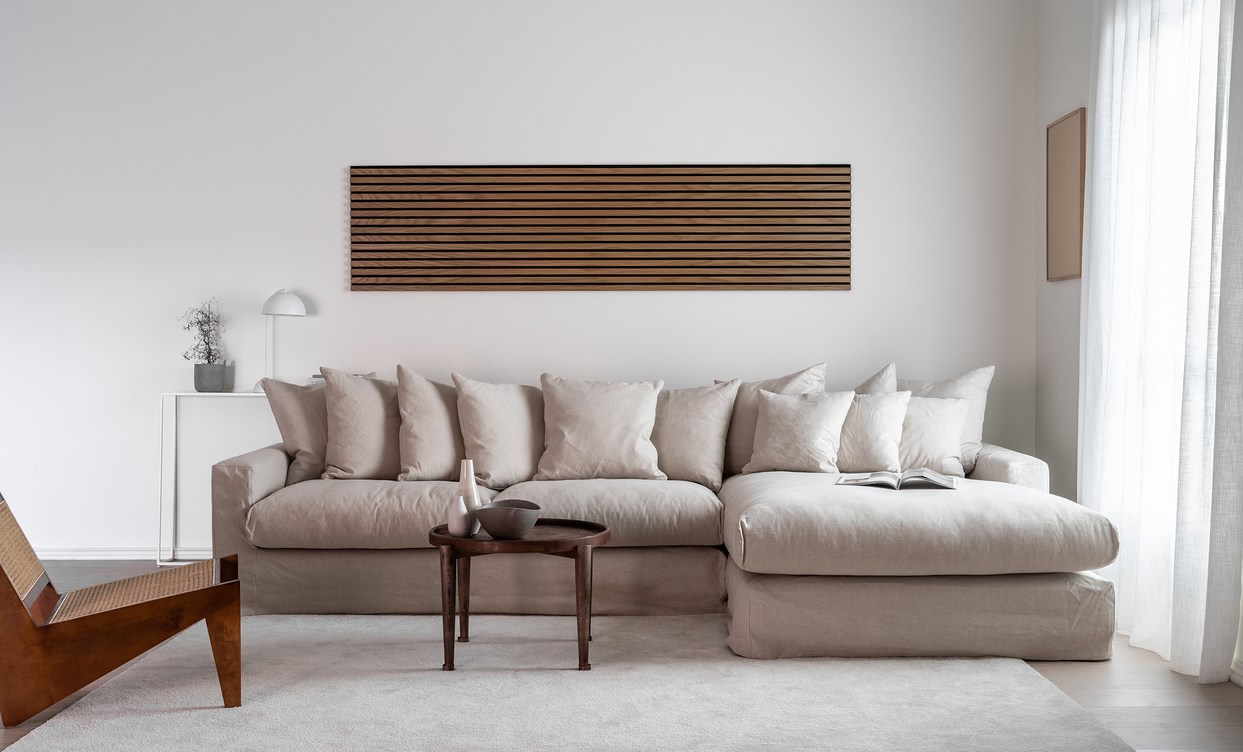 MONACO Premium Divansoffa Hger Beige
