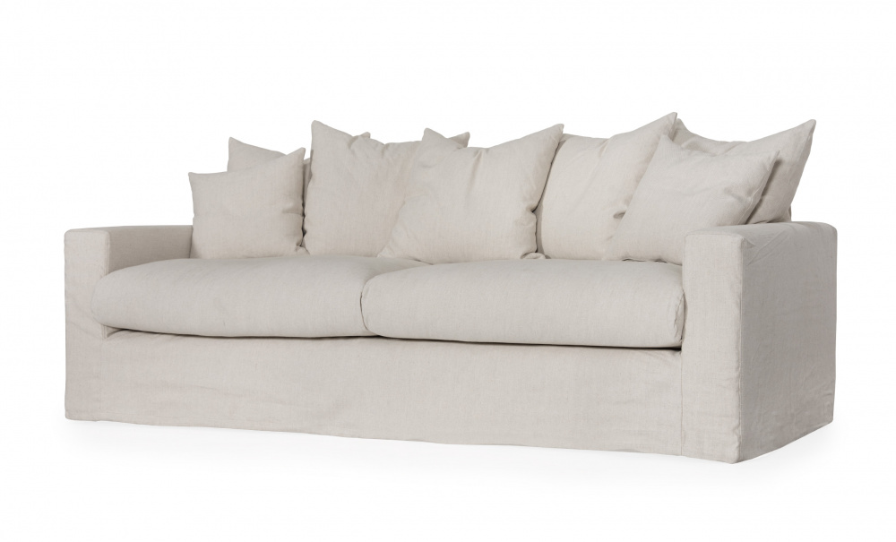 MONACO PREMIUM 3-sitssoffa Beige i gruppen Vardagsrum / Soffor / 3-sits soffor hos SoffaDirekt.se (MO3SBE)