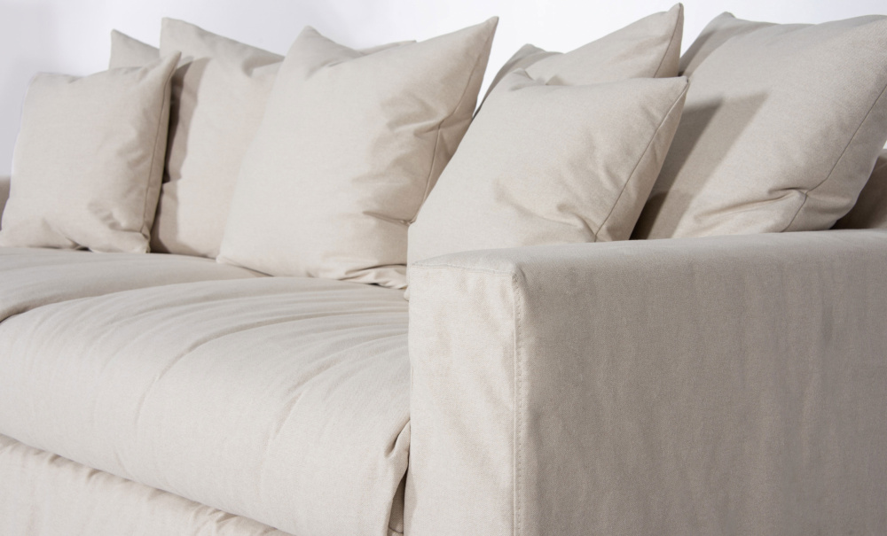 MONACO Premium 3-sitssoffa Sandbeige i gruppen Vardagsrum / Soffor / 3-sits soffor hos SoffaDirekt.se (MO3SBR001)