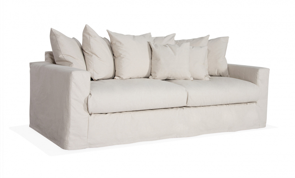 MONACO Premium 3-sitssoffa Sandbeige i gruppen Vardagsrum / Soffor / 3-sits soffor hos SoffaDirekt.se (MO3SBR001)