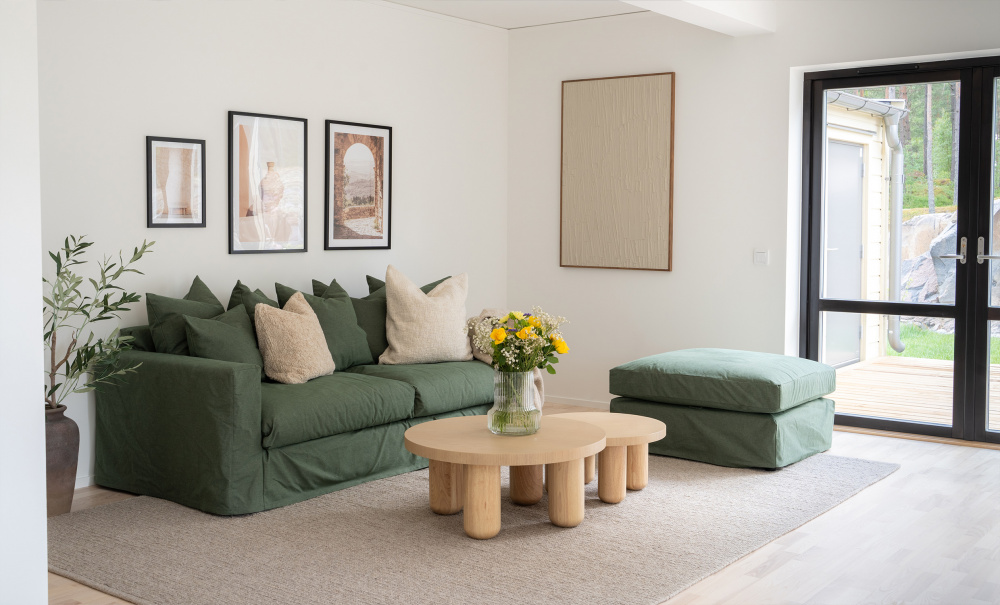 MONACO Premium 3-sitssoffa Grn i gruppen Vardagsrum / Soffor / 3-sits soffor hos SoffaDirekt.se (MO3SBR801)