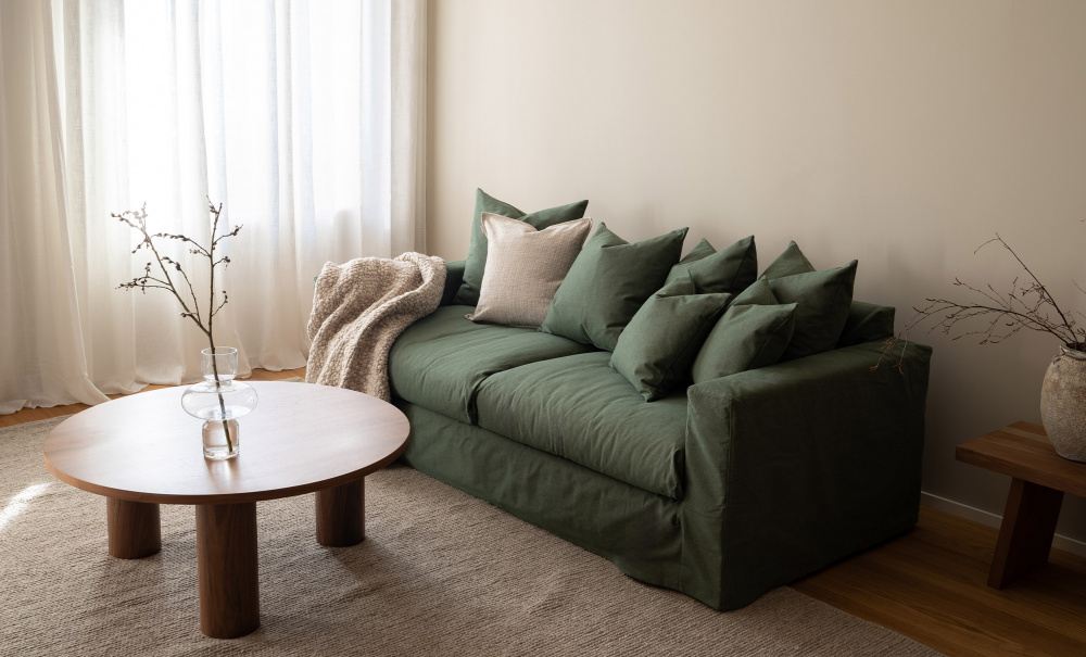 MONACO Premium 3-sitssoffa Grn i gruppen Vardagsrum / Soffor / 3-sits soffor hos SoffaDirekt.se (MO3SBR801)
