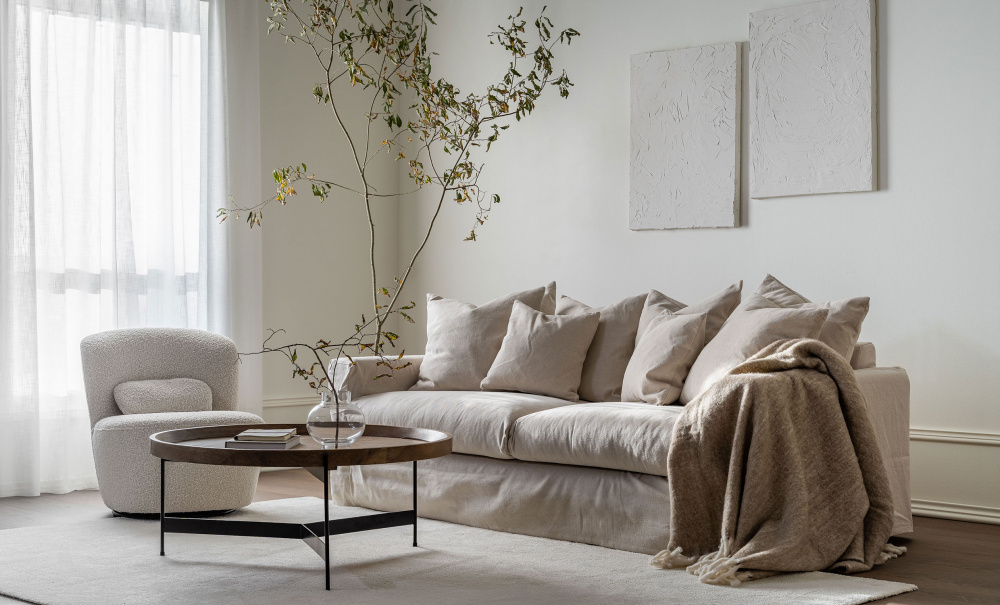 MONACO Premium 3-sitssoffa Khaki i gruppen Vardagsrum / Soffor / 2-4 Sitssoffor hos SoffaDirekt.se (MO3SKH)