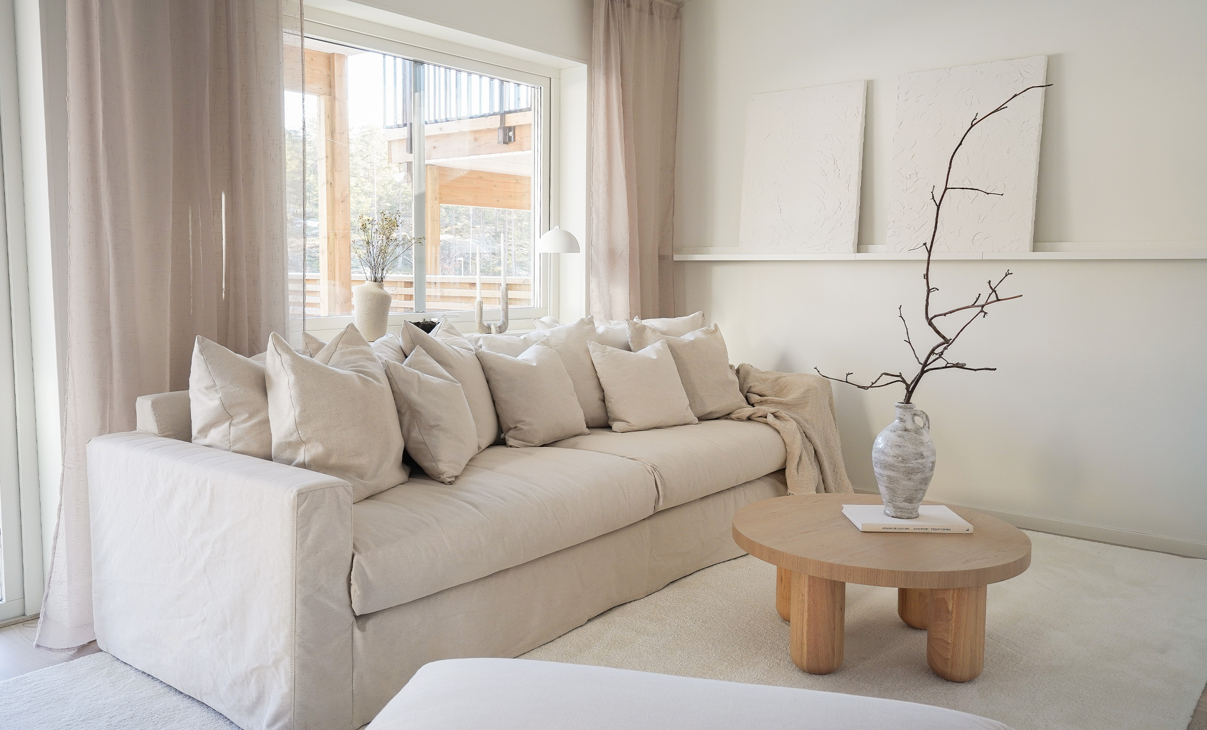 MONACO PREMIUM 4-sitssoffa Beige