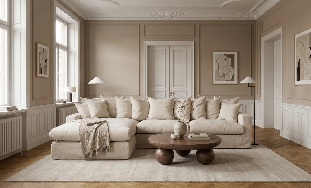 Bild nr 4 (MONACO Premium Divansoffa V�nster Beige)
