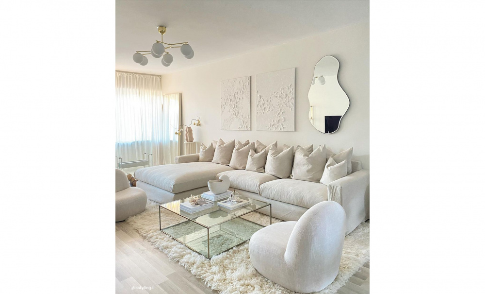 MONACO Premium Divansoffa Vnster Beige i gruppen Vardagsrum / Soffor / Divansoffor hos SoffaDirekt.se (MOD3BE)