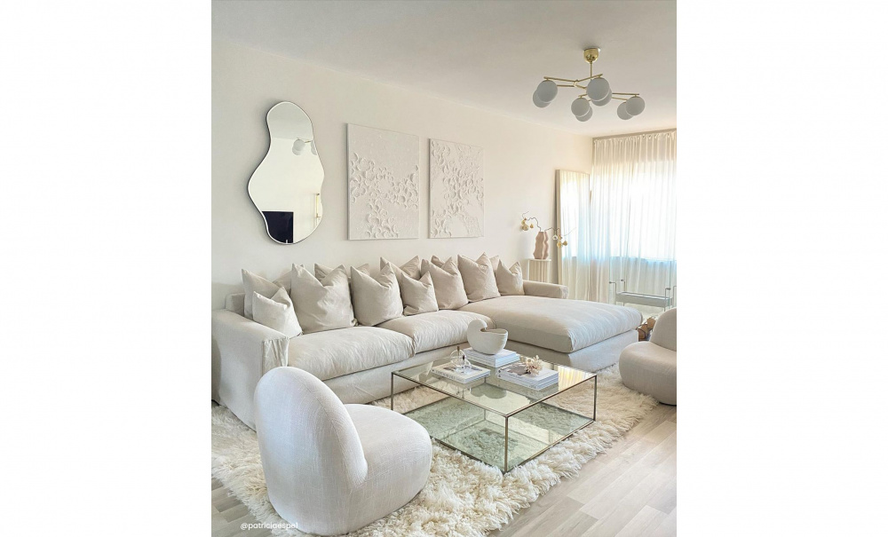 MONACO Divansoffa Hger Beige i gruppen Vardagsrum / Soffor / Divansoffor hos SoffaDirekt.se (MON-3DBE)