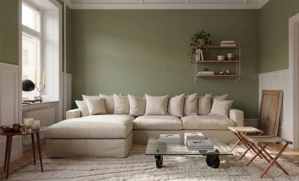 Bild nr 4 (MONACO Divansoffa V�nster Beige)