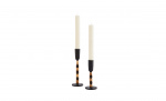 Byt till bild nr 1 (LJUSSTAKE Bambu 2-pack Natur/Svart )