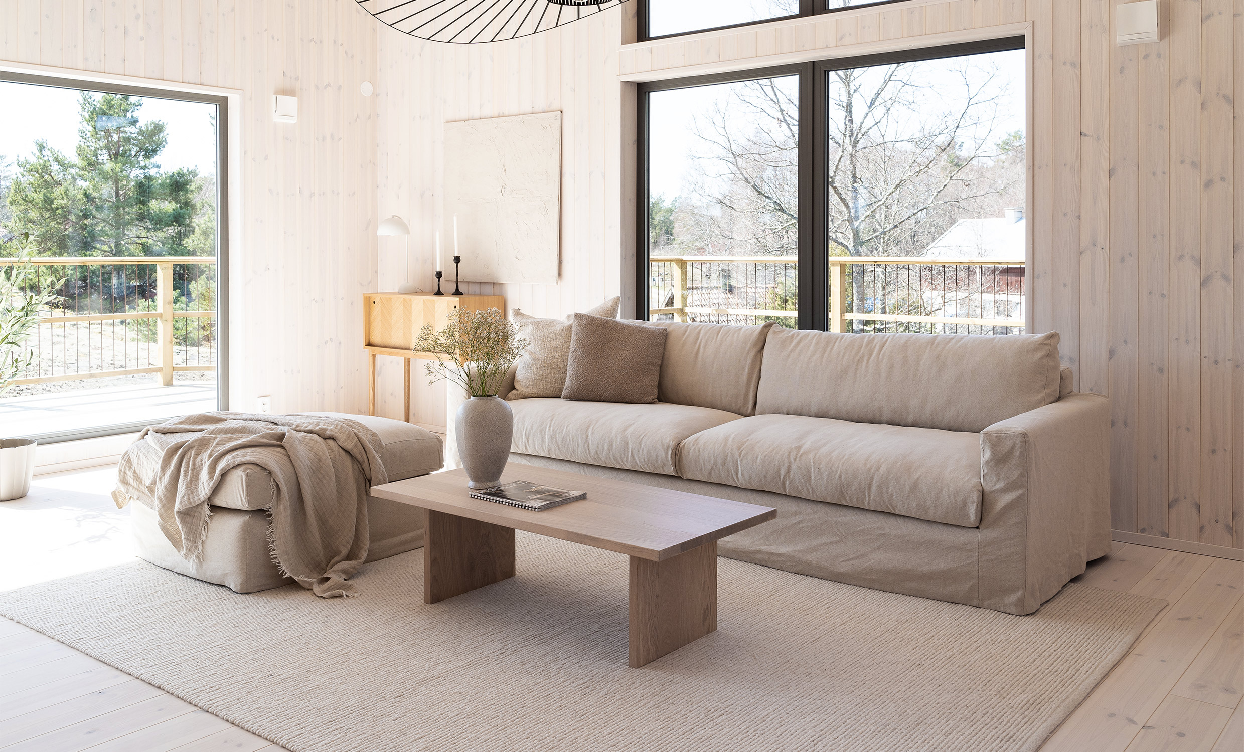 MAXIME 4-sitssoffa Beige
