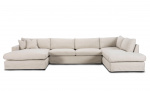 Byt till bild nr 1 (MAXIME U-Soffa Hger Beige)