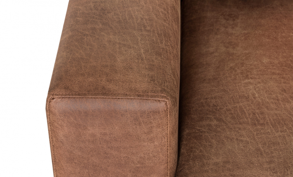 STOCKHOLM Leather Divansoffa Hger Cognac i gruppen Vardagsrum / Soffor / Divansoffor hos SoffaDirekt.se (N-ST3DEZ4OL)