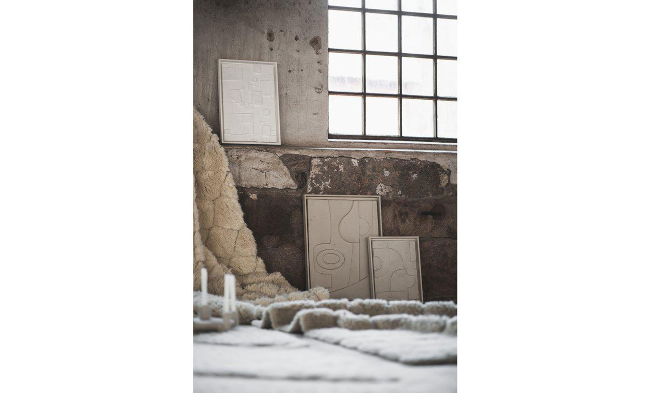 ALEGRA wall art  Dekoration Vit