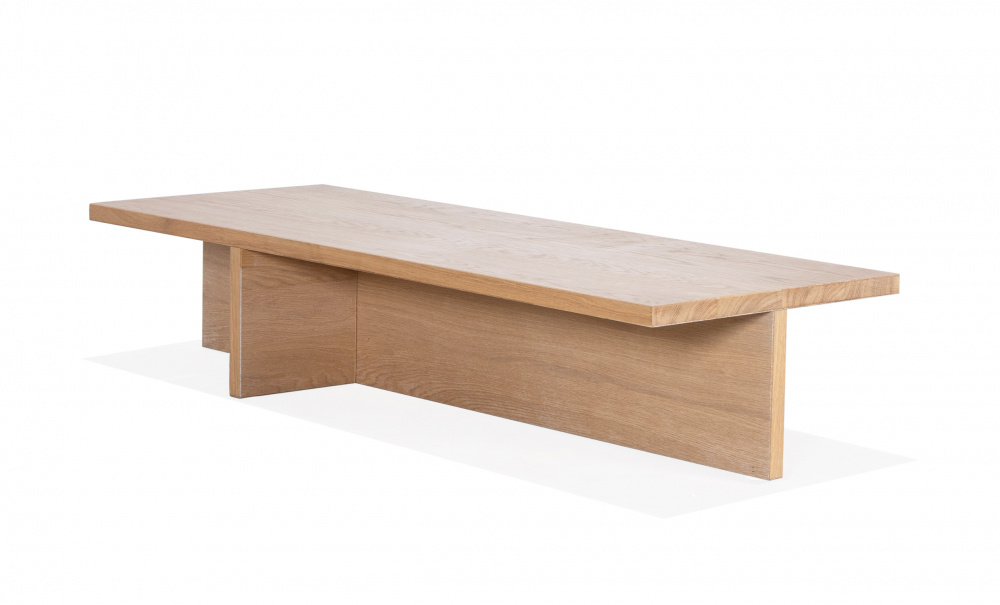 NOMA Soffbord Vitlaserad Ekfanr 135x50x27 i gruppen Vardagsrum / Soffbord / Trbord hos SoffaDirekt.se (NO-SB-VI-135)