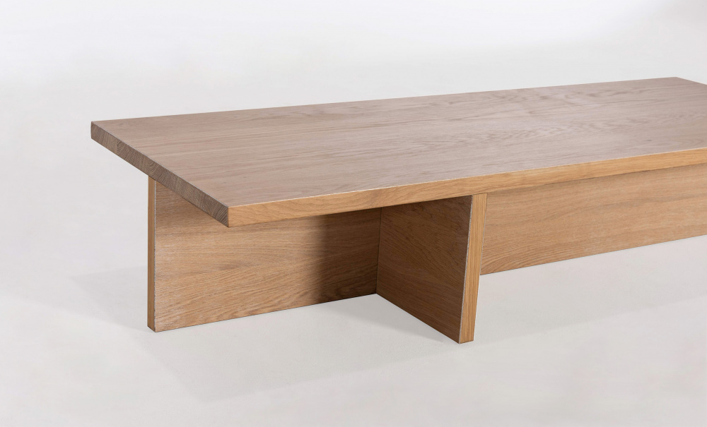 NOMA Soffbord Vitlaserad Ekfanr 135x50x27 i gruppen Vardagsrum / Soffbord / Trbord hos SoffaDirekt.se (NO-SB-VI-135)