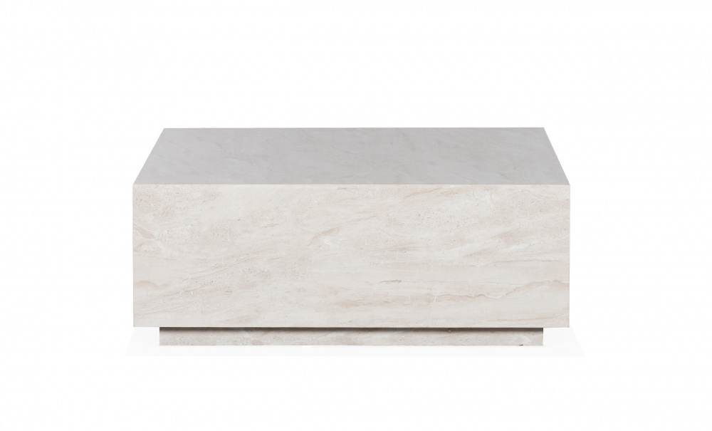 CATANIA Soffbord 90 Beige i gruppen Vardagsrum / Soffbord / Marmorbord hos SoffaDirekt.se (OL-2091CT-A)