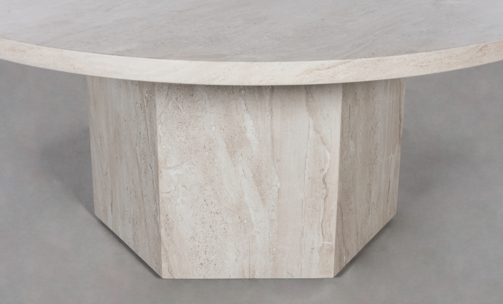 CATANIA Soffbord 95 Beige i gruppen Vardagsrum / Soffbord / Marmorbord hos SoffaDirekt.se (OL-2092CT-A-BE)