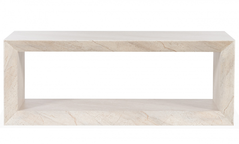 CATANIA DOUBLE Soffbord Beige i gruppen Vardagsrum / Soffbord hos SoffaDirekt.se (OL-2230CT-A-SY36)