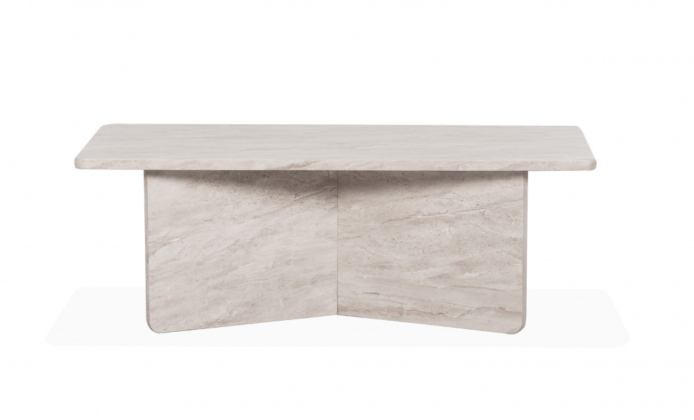 CATANIA Soffbord Cross 120 Beige i gruppen Vardagsrum / Soffbord hos SoffaDirekt.se (OL-2381CT-C-BE)