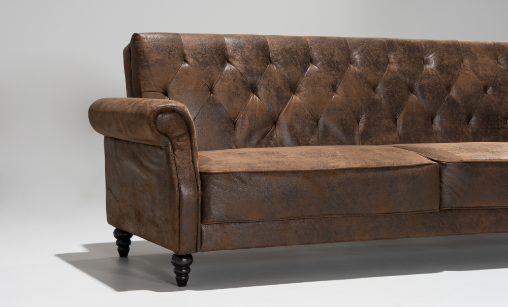 LEEDS Bddsoffa Chesterfield i gruppen Vardagsrum / Soffor / Chesterfieldsoffor hos SoffaDirekt.se (PAB-172N8-CD-1)