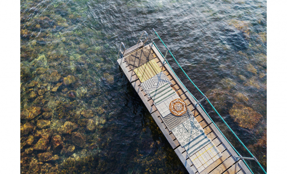 Bild nr 2 (BADRUMSMATTA 50x80 Gr�n/Offwhite)