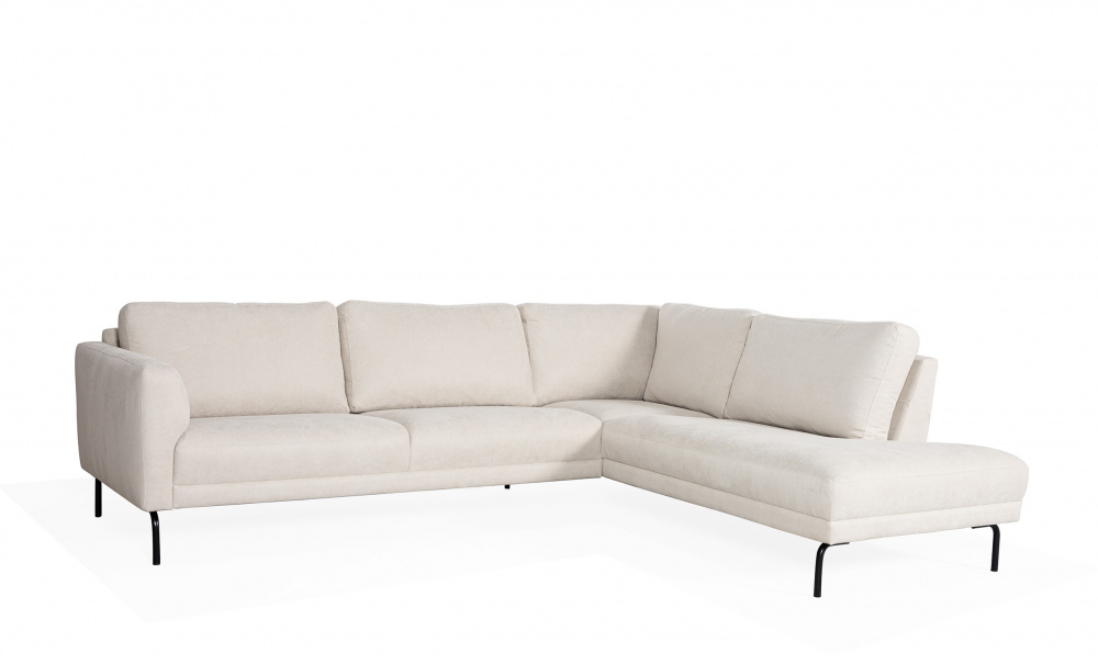 PORTOFINO L-Soffa Hger Beige i gruppen Vardagsrum / Soffor / Divansoffor hos SoffaDirekt.se (PO-3A-SO21)