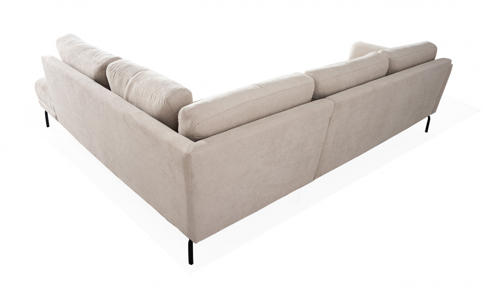 PORTOFINO L-Soffa Hger Beige i gruppen Vardagsrum / Soffor / Divansoffor hos SoffaDirekt.se (PO-3A-SO21)