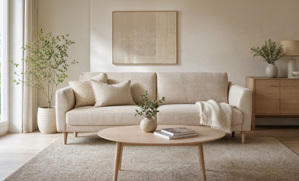 Bild nr 3 (PORTOFINO 3-sitssoffa Beige Ekben)