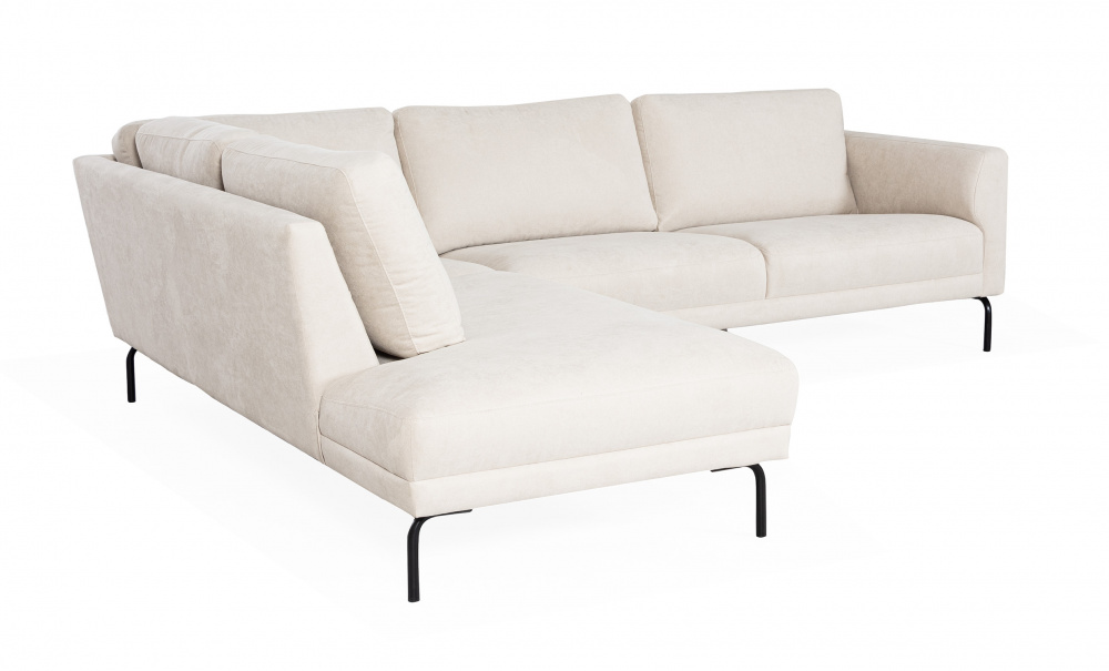 PORTOFINO L-Soffa Vnster Beige i gruppen Vardagsrum / Soffor / Divansoffor hos SoffaDirekt.se (PO-A3-SO21)