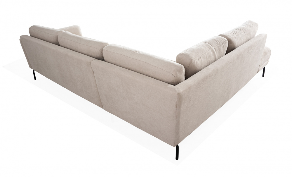 PORTOFINO L-Soffa Vnster Beige i gruppen Vardagsrum / Soffor / Beiga soffor hos SoffaDirekt.se (PO-A3-SO21)