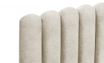 PRIMO 120 Sänggavel Sammet Beige