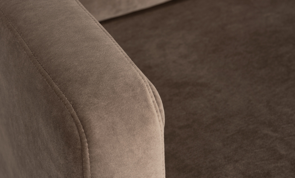 SANDHAMN 3-sitssoffa Velvet Mrkgr i gruppen Vardagsrum / Soffor / 3-sits soffor hos SoffaDirekt.se (SA3SSA18)