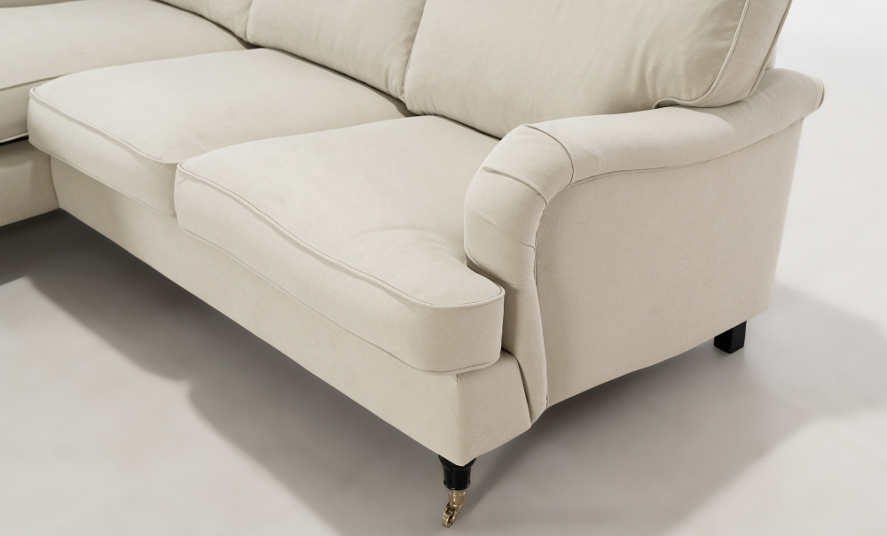 SKAGEN Divansoffa Vnster Howard Classic Beige i gruppen Vardagsrum / Soffor / Howardsoffor hos SoffaDirekt.se (SKAD3BABE)
