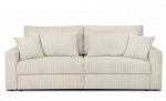 Byt till bild nr 1 (SOHO Bäddsoffa Cord Cream)