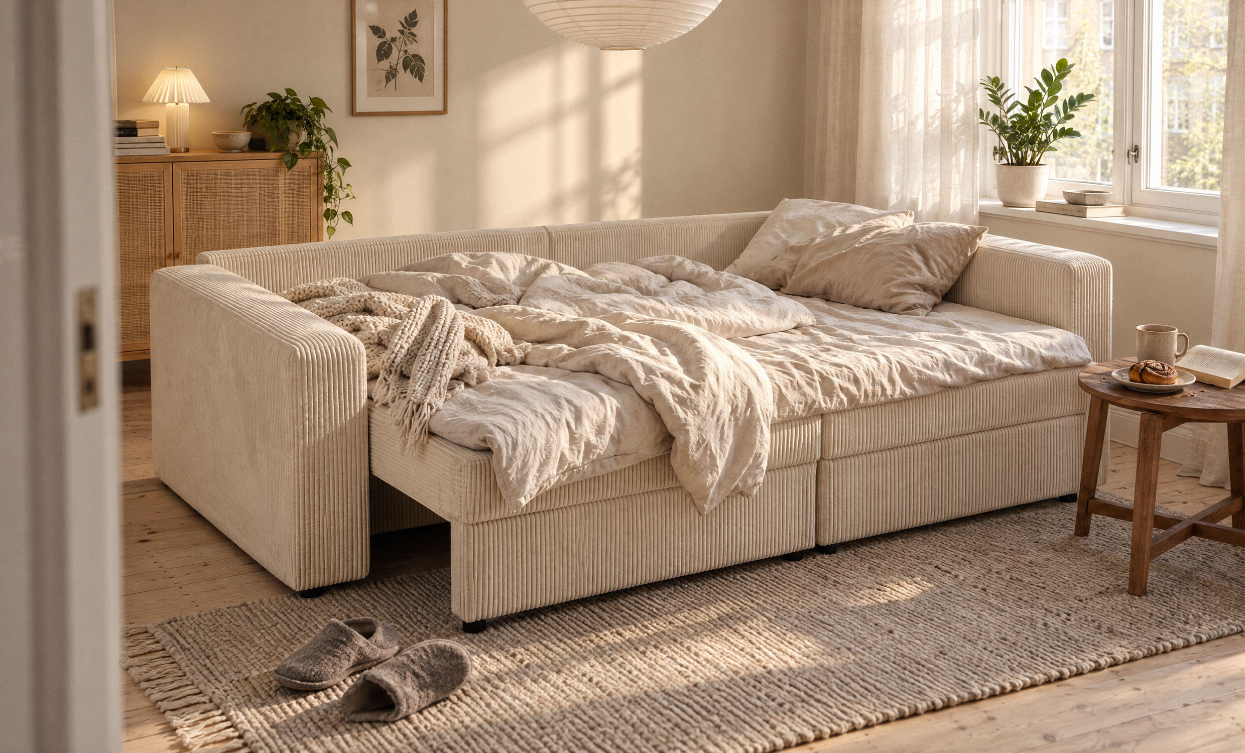 SOHO Bäddsoffa Cord Cream