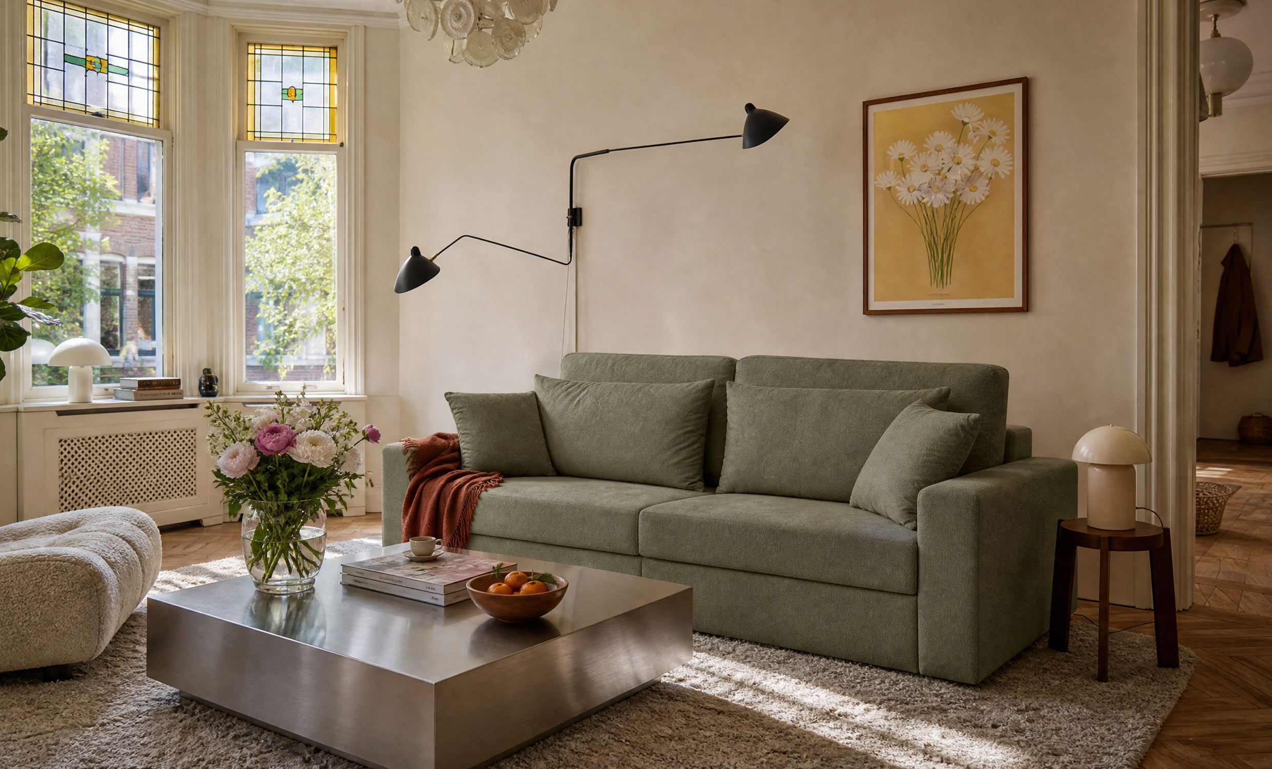 SOHO Bäddsoffa Terry Olive