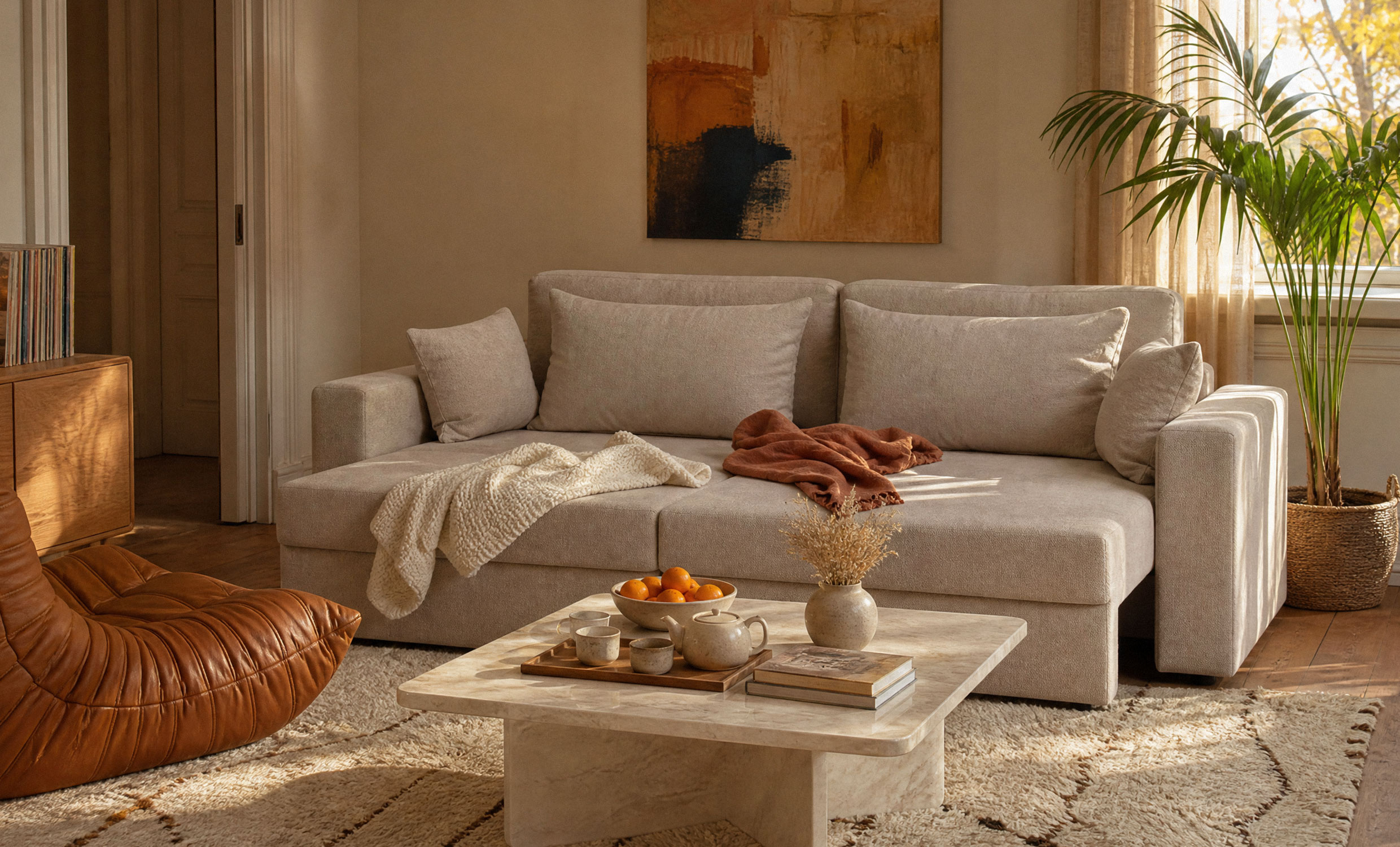 SOHO Bäddsoffa Terry Sand