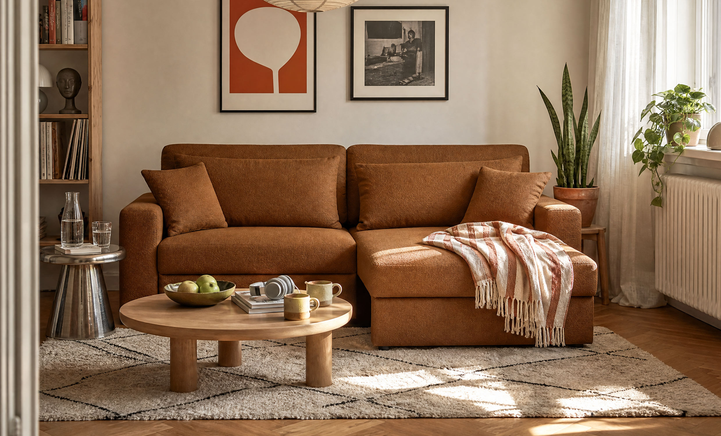 SOHO Bäddsoffa Terry Caramel