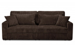 Byt till bild nr 1 (SOHO Bäddsoffa Teddy Chocolate)