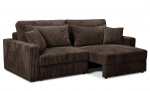 Byt till bild nr 4 (SOHO Bäddsoffa Teddy Chocolate)