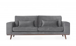 STOCKHOLM 3-sits soffa Velvet Edition Mörkgrå Byt till bild nr 1 (STOCKHOLM 3-sits soffa Velvet Edition Mörkgrå)